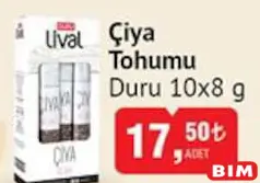 DURU LİVAL ÇİYA TOHUMU 8X10 G DURU LİVAL ÇİYA TOHUMU 8X10 G